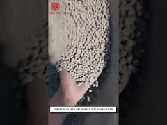 Granulador ácido húmico del disco del fertilizante orgánico del abono del cerdo de la bentonita