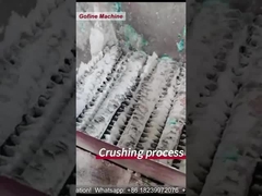 Equipo de trituración de fertilizantes orgánicos con gran molinilla abierta