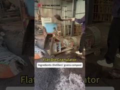 1-2 tipo cilíndrico plano de la t/h el nuevo del granulador del fertilizante orgánico muere molino de la pelotilla