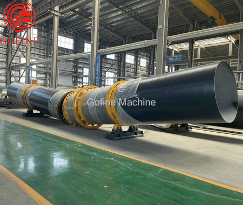 Abono orgánico rotatorio del secador 3-5t/h del fertilizante 1.2×12 que hace la máquina