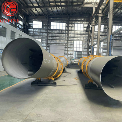 fertilizante orgánico del secador de tambor rotatorio del vacío 6-8T/h que hace la máquina