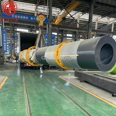 secador de tambor rotatorio de la máquina de proceso del fertilizante 14-18t/h