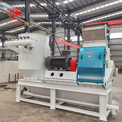 Tipo neto máquina de la fabricación de la alimentación de las aves de corral del molino de martillo del grano de alimentación