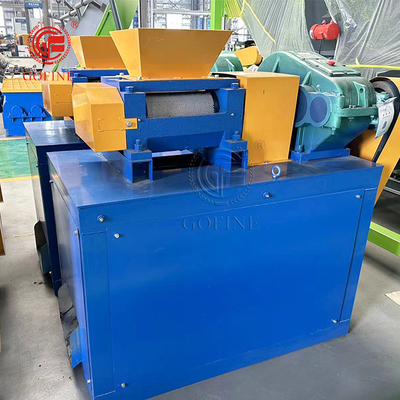 Máquina granulante de doble rodillo de 150 mm de ancho 1-2T/H Planta de producción de fertilizantes compactos de sulfato de amonio