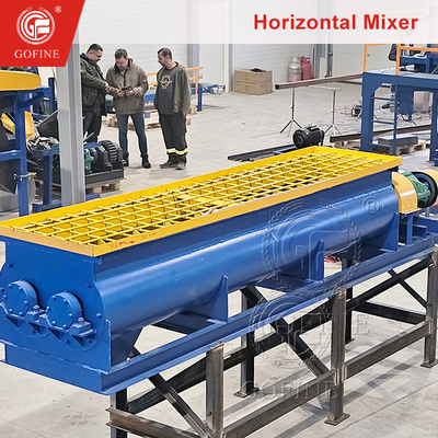 Máquina de abono de pollo de alta velocidad Fertilizante orgánico Compost Mixer Fertilizante