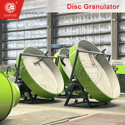 3-10mm Granulos de fertilizantes orgánicos compuestos Disco de la cacerola Granulador de fertilizantes