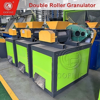 Fertilizante compuesto de doble rollo de 300x150 mm Pelletizador para planta de procesamiento de urea