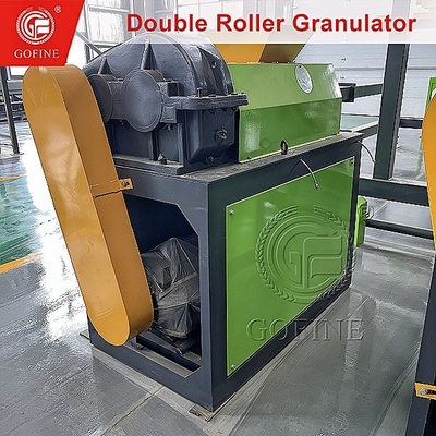 Capacidad de producción de 1-2T/H Granulador de fertilizantes de doble rodillo con rodillos de 300x150mm