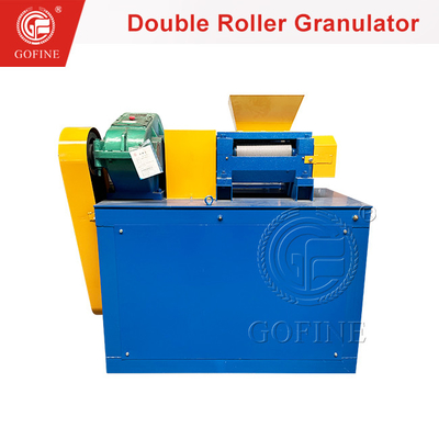 Granulador de fertilizantes de doble rodillo de pequeña capacidad de 18.5kw 1.5TPH