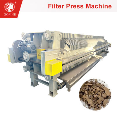 Prensa de filtro totalmente automática para plantas de tratamiento de aguas residuales