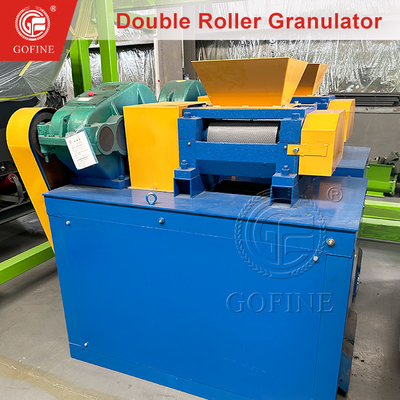 Método de granulación por extrusión Granulador de fertilizantes de doble rodillo con soporte y servicios