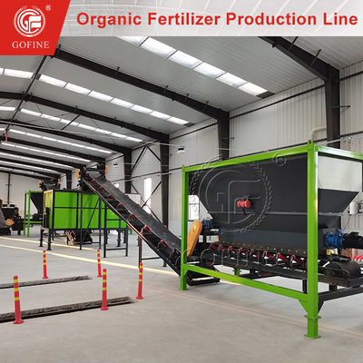 Línea de producción de fertilizantes personalizables con guía de instalación