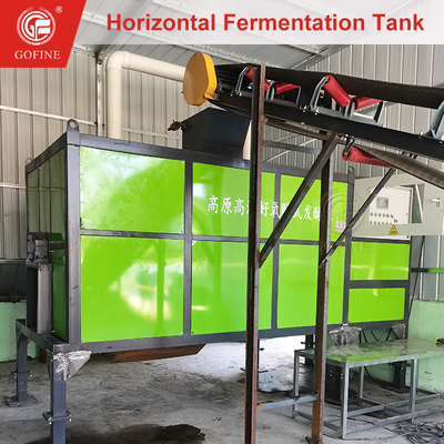Máquina de producción de fertilizantes orgánicos de alta capacidad de 5-15 m3/día con monitoreo de fermentación en tiempo real