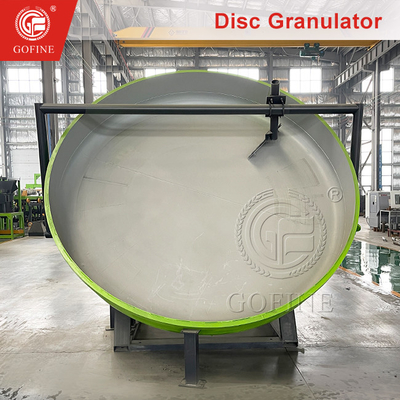Línea de producción de granulador de disco Granulador húmedo para fertilizantes orgánicos
