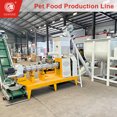Fabrica de procesamiento de alimentos para mascotas Línea de producción de alimentos para perros