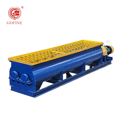 Mezcladora de fertilizantes de cinta horizontal de 380 V de carga pesada con capacidad de 2-8 t/h