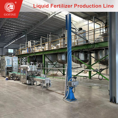 Línea de producción de mezcla y relleno de fertilizantes solubles en agua