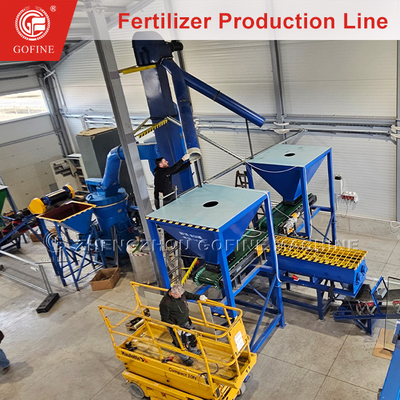 Equipo de producción de fertilizantes compactos de cloruro de calcio de 2 a 5 toneladas/h
