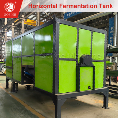 Torre de fermentación de fertilizantes orgánicos de residuos biológicos para un tratamiento inofensivo