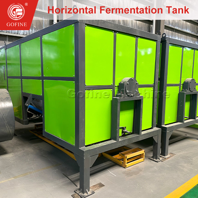 Tanque de compost de fermentación aeróbica a alta temperatura para estiércol de pollo