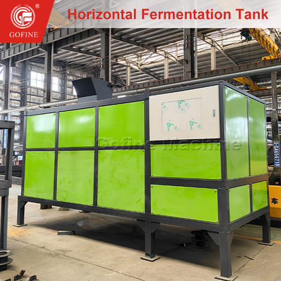 Máquina de fermentación de fertilizantes orgánicos de tipo sellado de compostaje de hongos