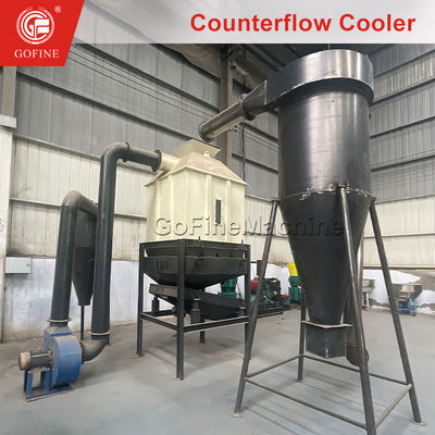 Máquina de enfriamiento por pellets de la línea de producción de piensos para aves de corral de 1 a 20 t/h