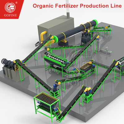 Línea de producción de fertilizantes de 3 a 5 toneladas por hora.