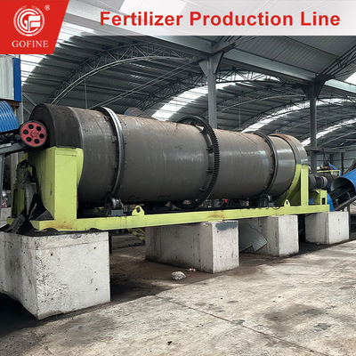 Línea de producción de granulador de fertilizante pequeño/grande 1-15t/h