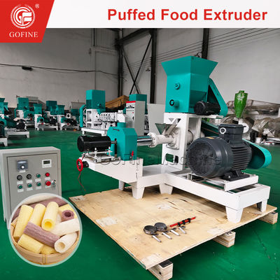 Máquina industrial de extrusión para inflado de snacks de maíz, arroz y trigo