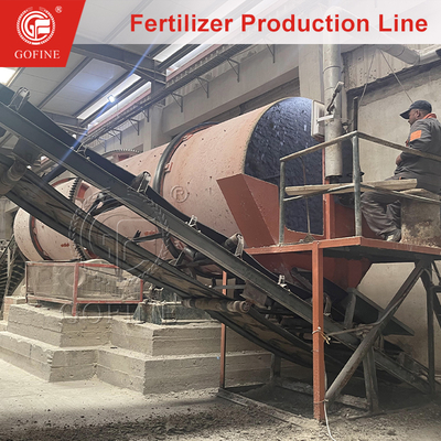 Línea de producción de granulador de fertilizantes NPK totalmente automática 380V
