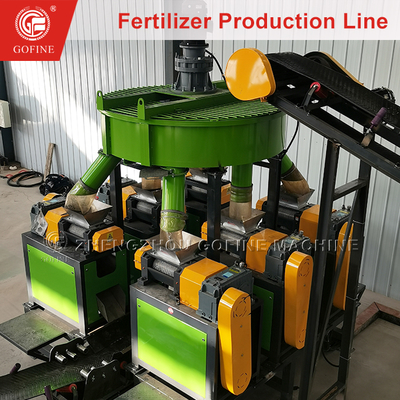 Granulador de fosfato de amonio 1-15 T/H totalmente automático