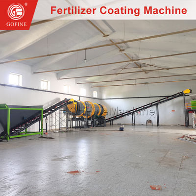 Línea de recubrimiento de fertilizantes totalmente automática 3-6 toneladas por hora