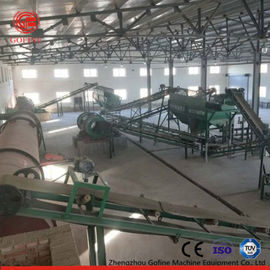 Instalación de producción compuesta del fertilizante orgánico 1-2T/H