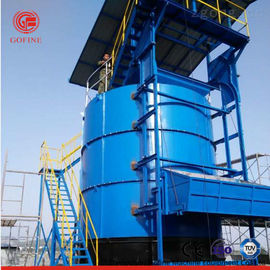 Mantenimiento fácil azul de la máquina SUS304/316 materiales de la fermentación del fertilizante del color