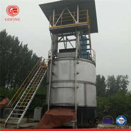 Fermentadora aerobia del fertilizante simple de la operación para las heces de los cerdos del abono del pollo