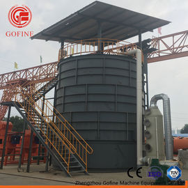 Máquina del fertilizante del estiércol vegetal del abono del cerdo de la granja con la recogida y el reciclaje
