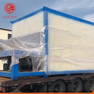 abono inútil del pollo de 40kw 20m3 que abona la máquina