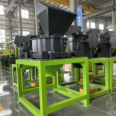 Trituradora de cadena vertical doble de la máquina de proceso del fertilizante del rotor 15Kw