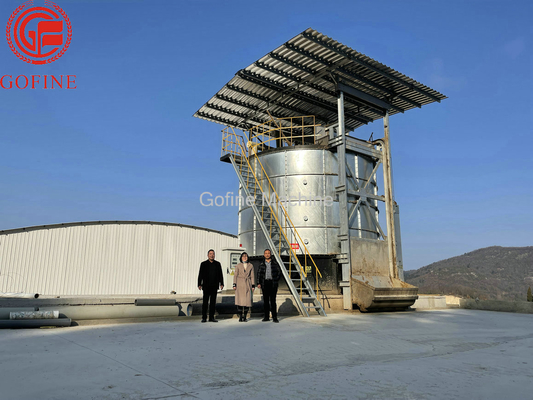 Depósitos de fermentación aerobios de la producción del fertilizante del estiércol vegetal de la granja 18.9KW